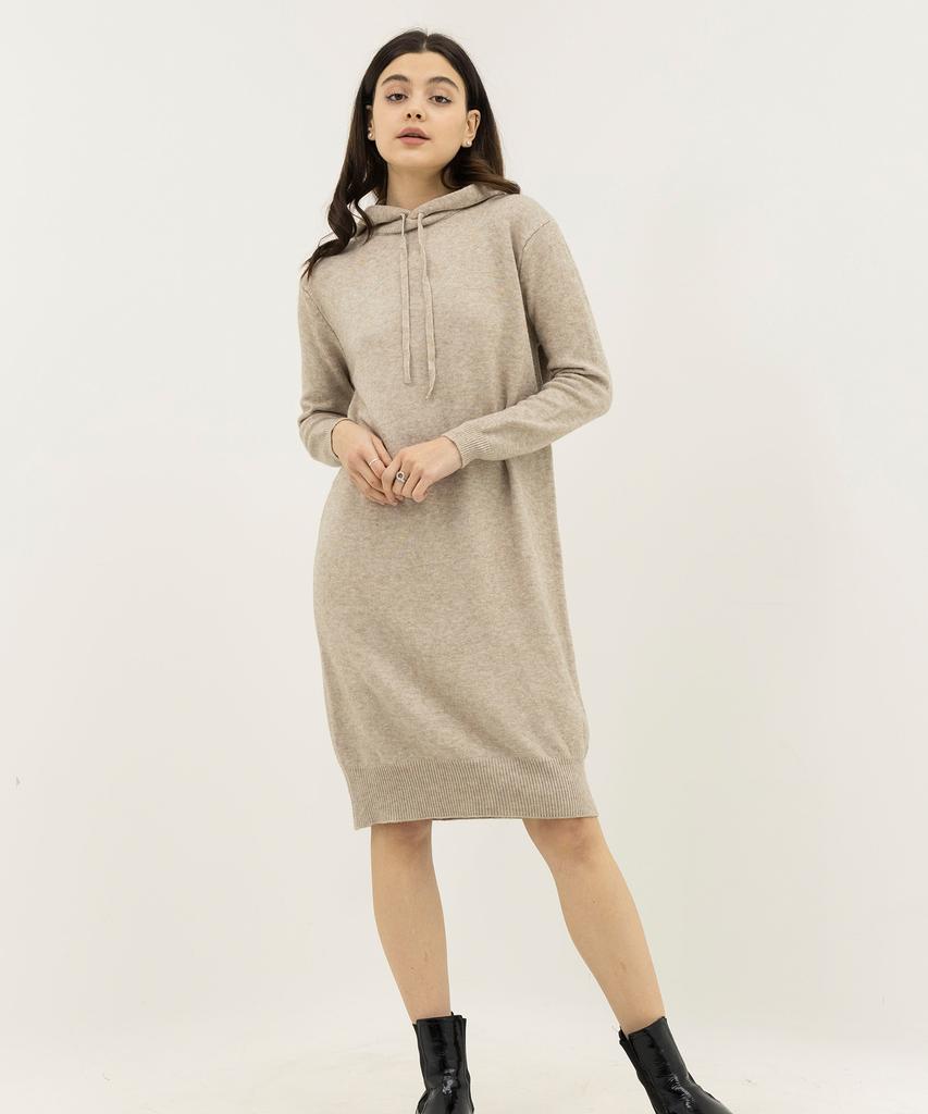 HYFVE Casual Hooded Long Dress