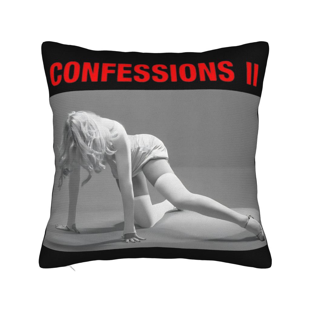 Singer Madonnas Confessions II Pillowcase Double-sided Printing Cushion Cover Gift Throw Pillow Case Cover Home Square 45X45cm