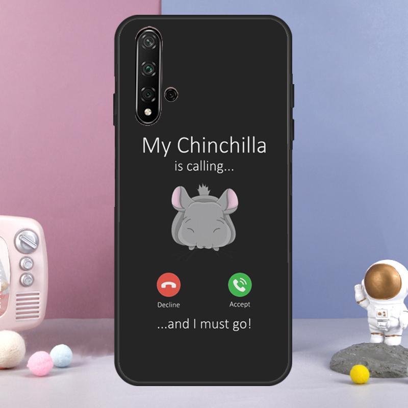 Cartoon Chinchilla For Huawei Nova 12i 12s 11i 8i 7i 9 10 SE Y60 Y61 Y70 Y72 Y73 Y90 Y91 P20 P30 P40 Lite Case