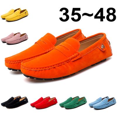 Homecoming Loafers for Men Moccasins Shoes Women Handmade Breathable Soft Suede Leather High Quality Casual Flats Driving Flats