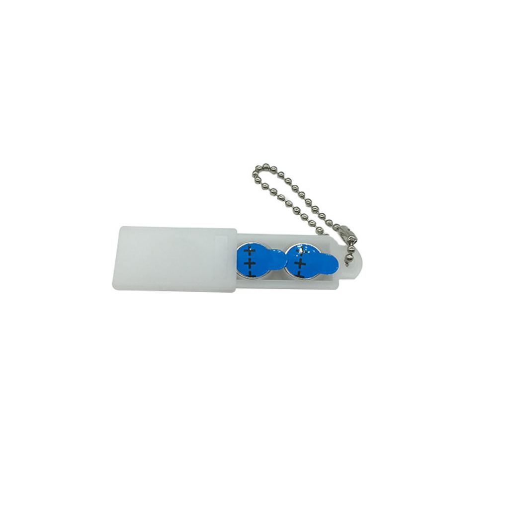 Portable Battery Carrying Case For Hearing Aid Cochlear Devices Dual Storage Compact PP Material Dustproof Design