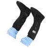 Motorcycle Scooter Bike Cycling Waterproof NOn Slip Shoes Cover for Rainy Snowy Day Black L