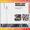 The New Brake Disc Measuring Tool 0-45Mm Thickness Measuring Ruler Calipers For Motorcycles Cars Brake Disc Wear Test Detection