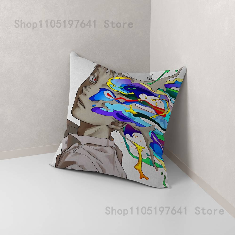 Anime The Summer H-Hikaru D-Dieds Pillow Case Plush Pillow Cases Home Decoration Pillow Cover for Sofa Bed Chair Living Room