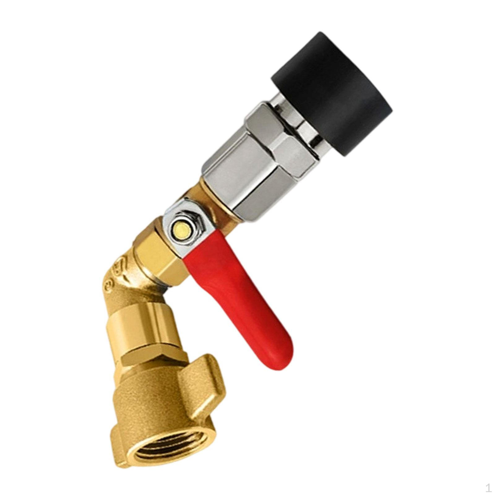 

M16x1.5 Brass Thread Air Tank Connector for Trucks SP20 Quick Connect Assembly Short Switch Valve