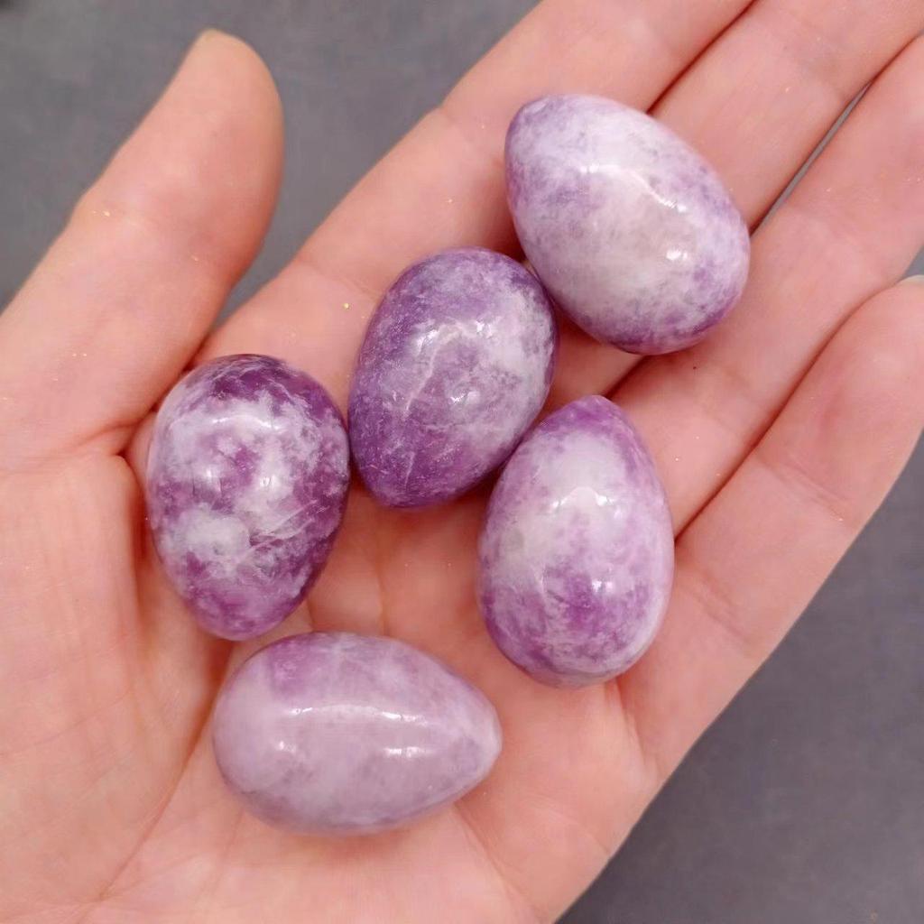 Färgstarka Fågeläggstenar: Kattöga, Agat, Jade, Röd Jaspis, Obsidian, Opal