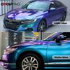 Car Chameleon Vinyl Wrap Film Purple To Blue Sticker Stretchable Air Release DIY Stickers for Automobiles Motorcycle Accessories