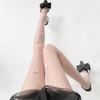 Breathable Lace Fishnet Tights With Unique Bows Embellishment Smooth And Comfortable Pantyhose For Comfort