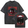 Vintage Washed Florence  The Machine Everybody Scream Tour  Graphic T Shirts Men Women Harajuku Aesthetic Oversized T Shirt