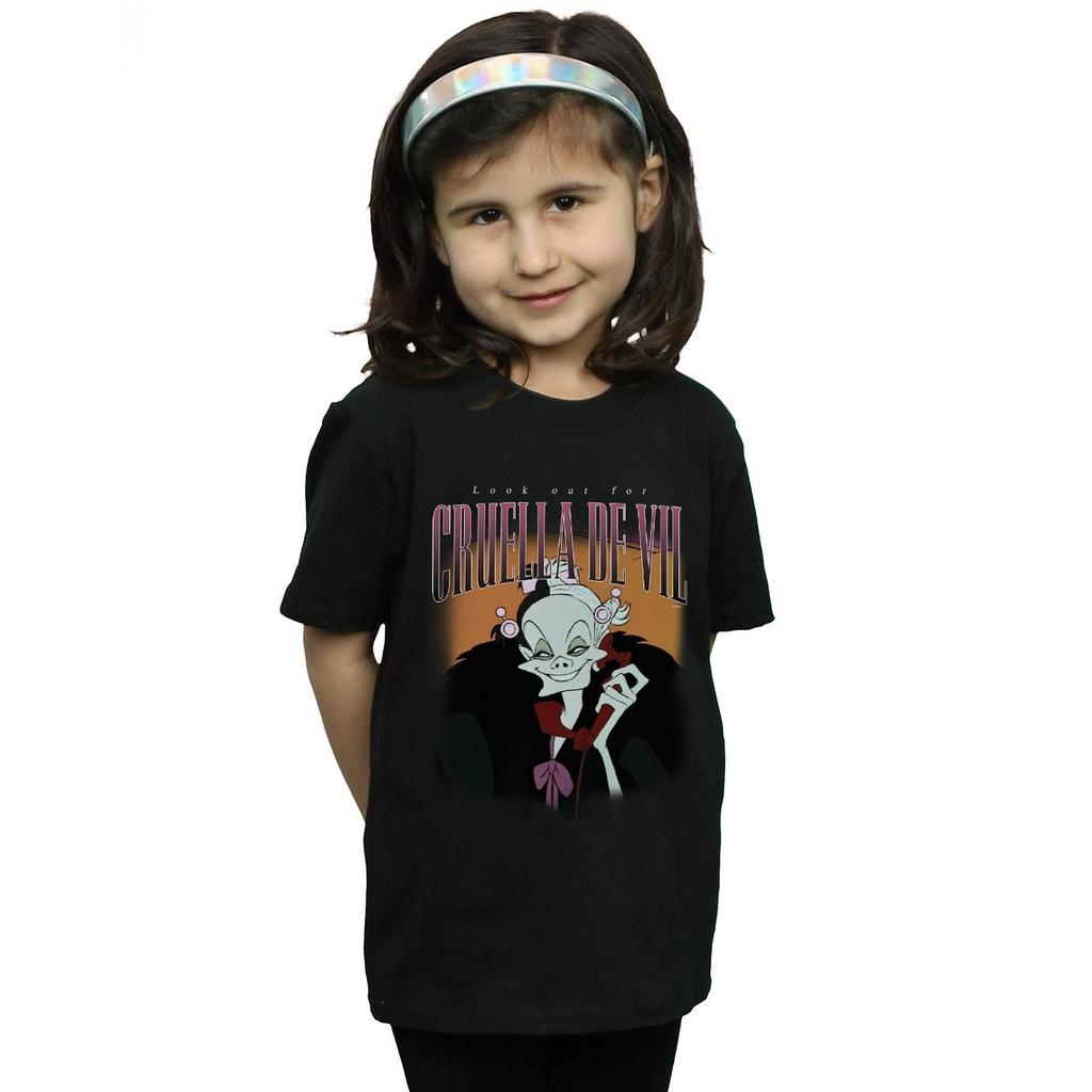 Disney Girls Cruella De Vil Homage Cotton T-Shirt