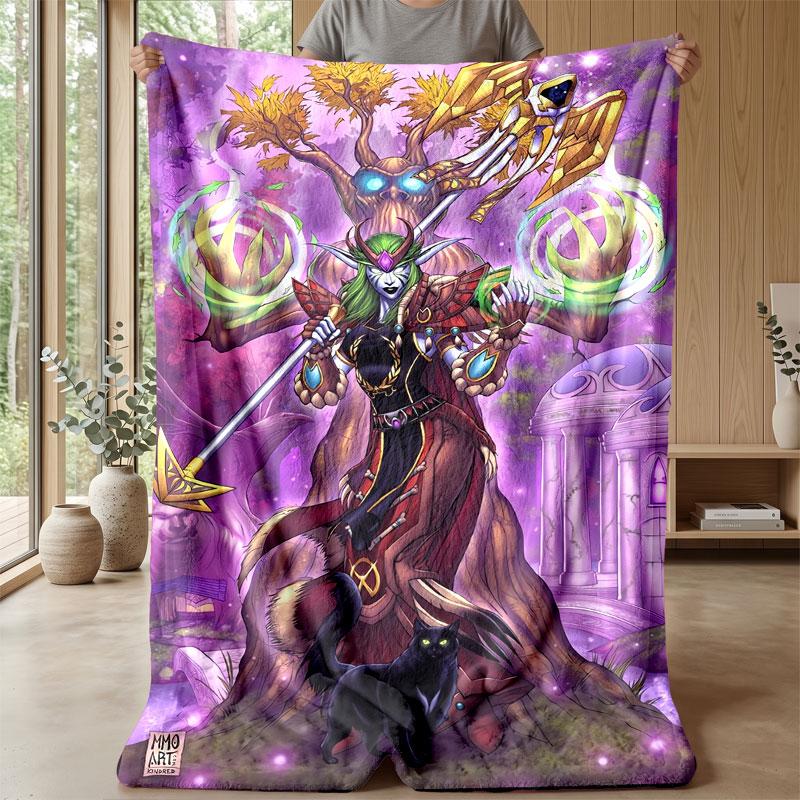 Soft Flannel Blanket Lightweight Cozy Bedroom Living Room CoverWorld of Warcraft