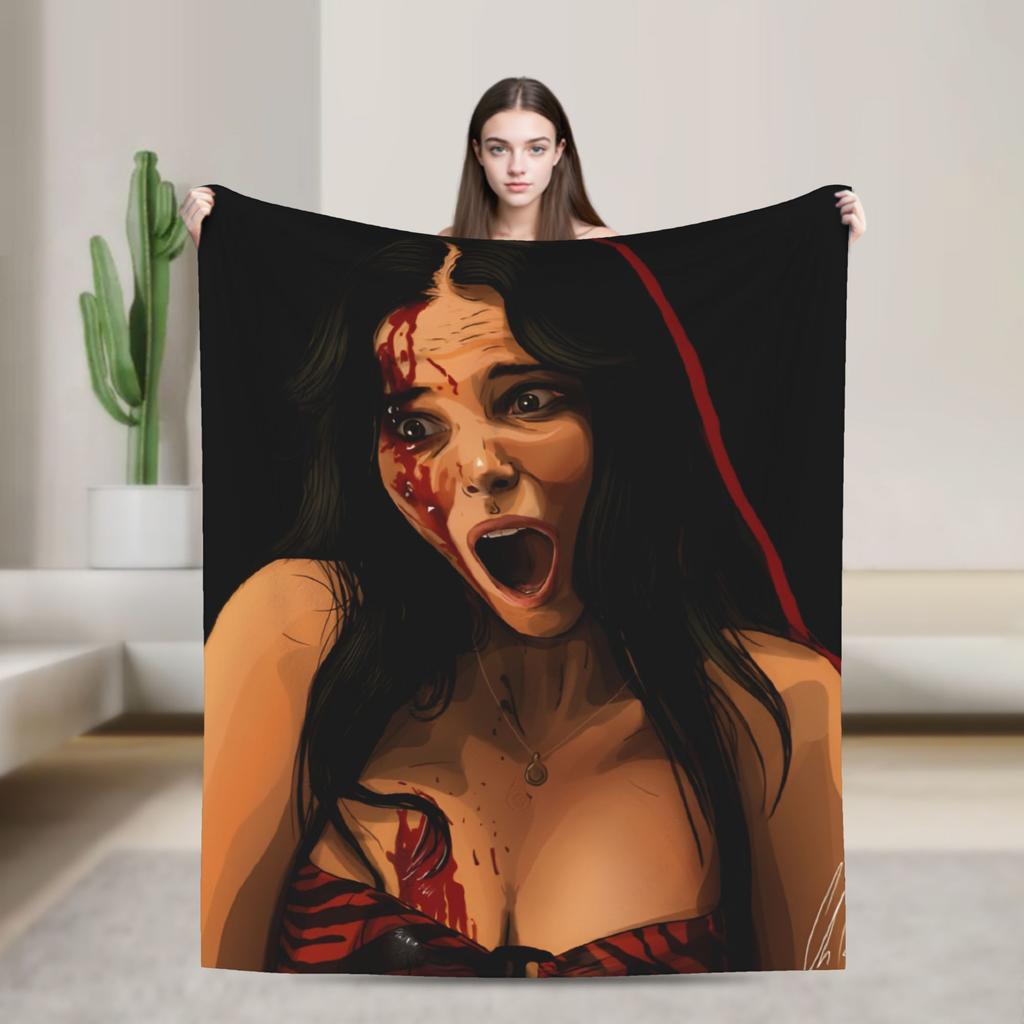 Obsession Horror Movie Blanket Wool Funny Warm Throw Blanket for Coverlet Decoration