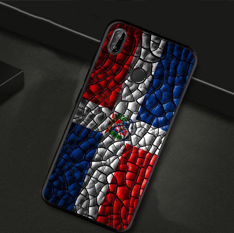 Dominican Republic Flag For Huawei Nova 11i 12i 12s 8i 9 10 SE Y60 Y61 Y70 Y90 Y72 Y73 Y91 P60 Pro P40 P30 Lite Case