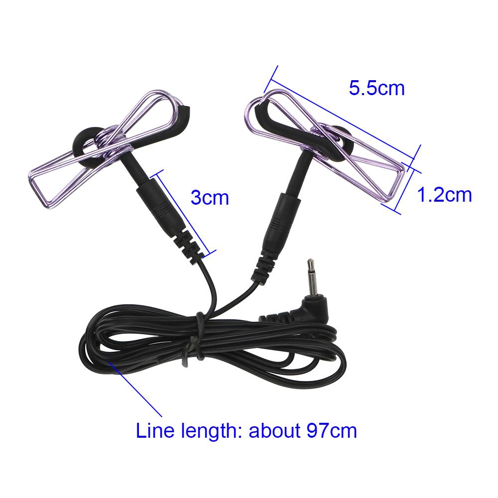 Electro Breast Massager Nipple Clips Nipple Clamps Electric Shock Sex Toys for Women Sex Tools For Couples