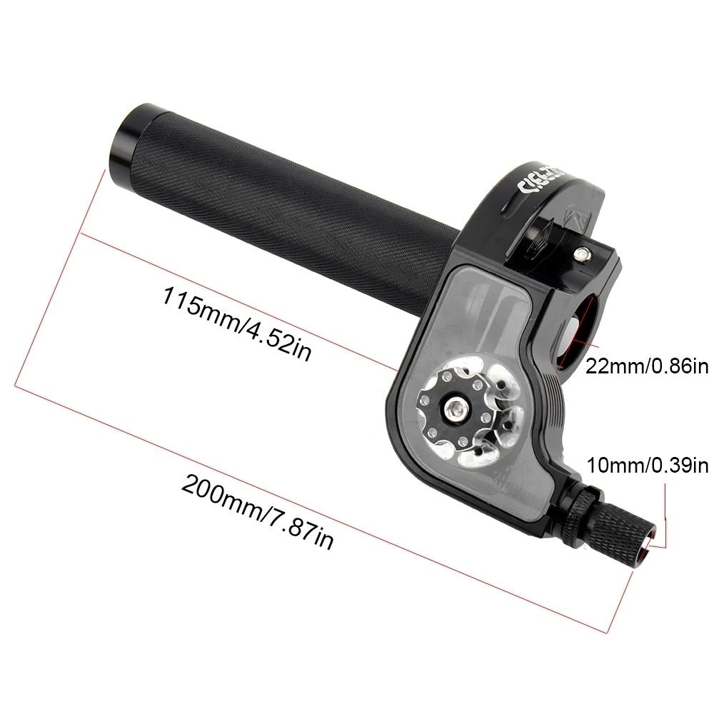 CNC Aluminum 22mm For Moped Scooter ATV Quad Bike Motorcycle Universal Accelerator Throttle Twist Grips Handlebars Cable Throttles 2