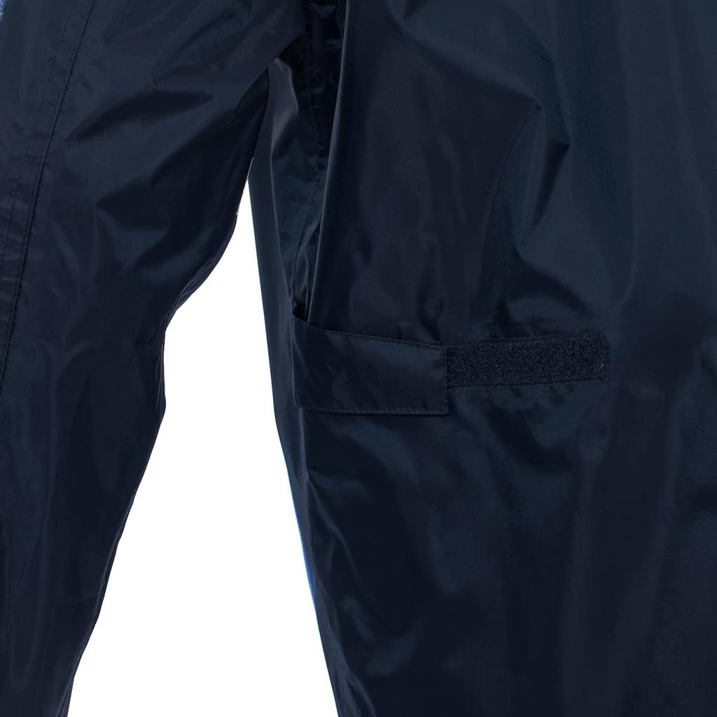 Komine RK-5433 Standard Motorcycle Rainwear, Navy, Size L