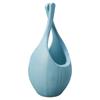 Marui Pottery Shigaraki Ware Hechimon Ceramic Flower 23cm Corridor Sky Made In Vase, Vase, Approx. Tall, Design, Blue/Light Blue, Japan, MR-1-5509
