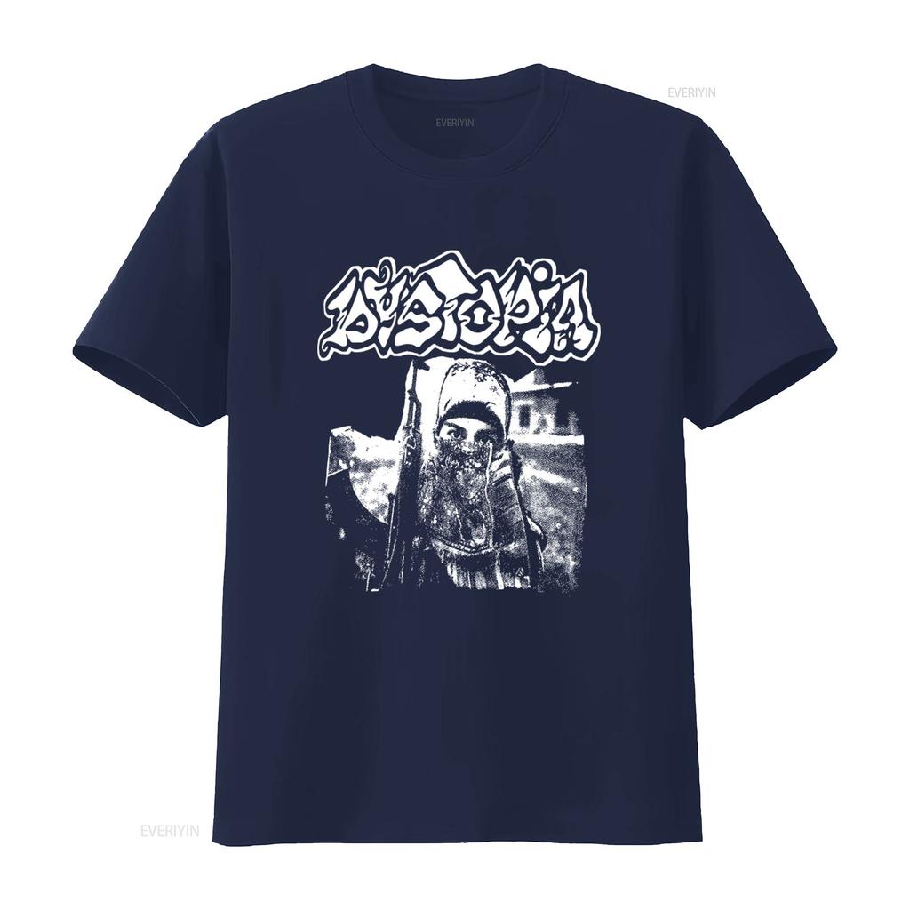Dystopia Band Vintage Cotton T Shirt for Men and Women Sizes S 5Xl Kv9172 Vintage Washed Homme Graphic Casual Stylish Fashion