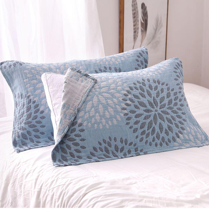 Federa per cuscino stampata Four Seasons Household 50x75cm, traspirante, in cotone, lavabile, antiscivolo, per camera da letto.