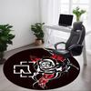1PC RAMMSTEIN Office Round Rug - Perfect for Office or Study Decor, Non-Slip Backing, Decorative Floor Mat Yy250916046