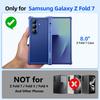Eary Frameless Metal Case for Samsung Galaxy Z Fold 7 Compatible for Magsafe Minimalist Shells Aluminum Phone Cover for Z Fold 7