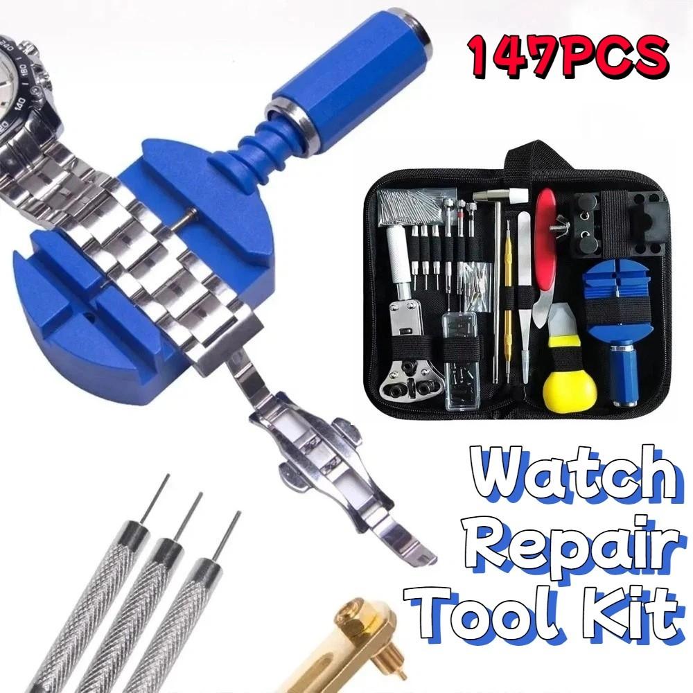 147Pcs/Set Durable Watch Strap Band Link Pin Plier Precise Watchband Removal Tool  Spring Bar Tool