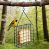 Metal Wire Bird Food Device Square Hanging Bird Feeder Practical Food Dispenser Wild Birds