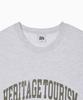 FREEMARIO Tourism Arch Logo T-Shirt [White Melange]