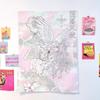 ins style girl hanging cloth cartoon dormitory bedroom bedside tapestry wall background cloth rental house decorative cloth