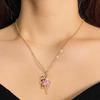 Koala Ice Cream Charm Necklace Adjustable Length Copper Pendant For Her