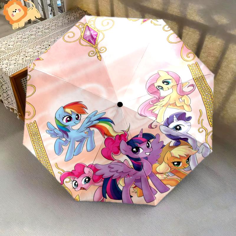 Twilight Sparkle Magic Folding Umbrella Suitable For All Seasons Suitable For All Seasons Outdoor Gift Light