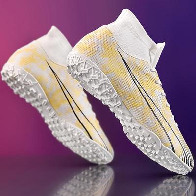 35-47 Scarpe da calcio da uomo TF Suola morbida in gomma Unghie rotte Scarpe da allenamento professionali per erba artificiale da donna Scarpe da calcio per bambini