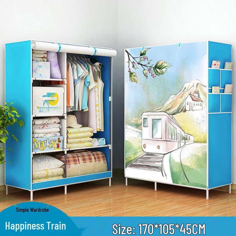 Compact Foldable Wardrobe for Dorms or Rentals: Easy Assembly & Layered Storage