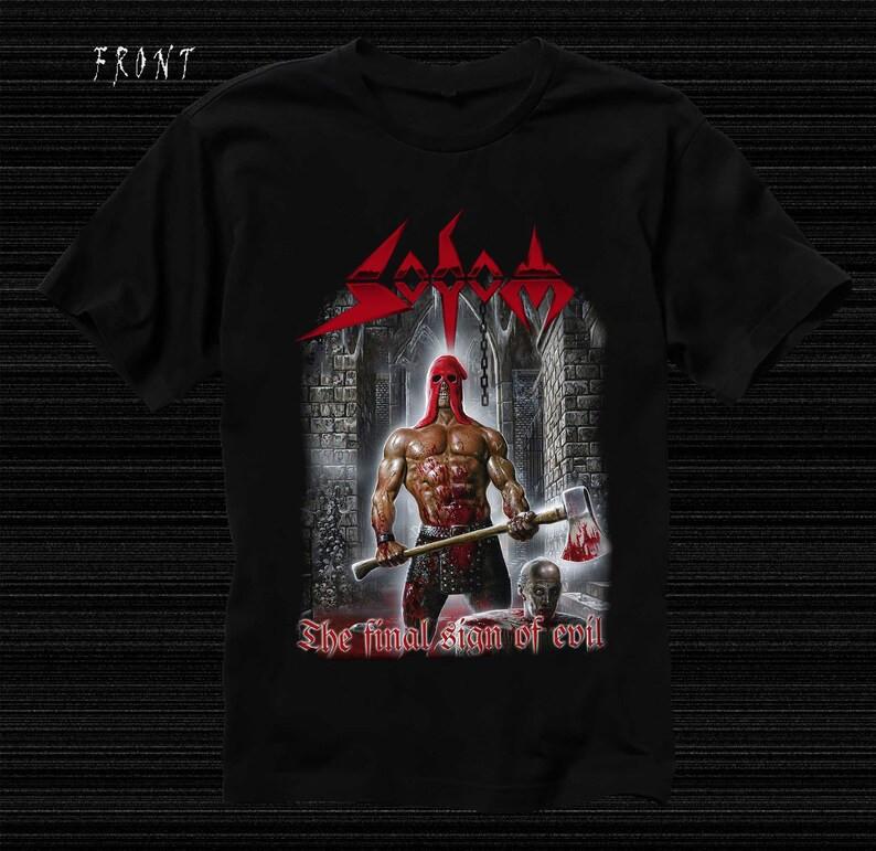 New D T G printed Tshirt SODOM  The Final Sign Of Evil Unisex T-Shirt XXL