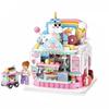 Loz Building Blocks Ferris Wheel Toys A Carousel Plastic Assembly Blocks Children Toy Educational Diy Architecture Model 1718