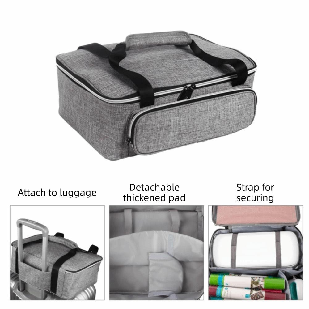 Zipper Closure Carrying Case Splash-proof Storage Case Craft Storage Bag for CricutJoy Xtra Travel