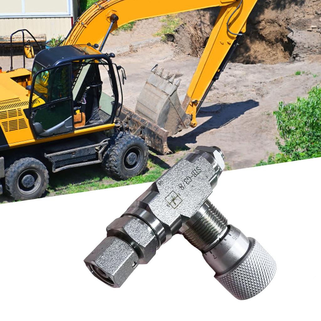 G3 8 regulační ventil průtoku Obousměrný hydraulický omezovací ventil pro minirypadlo 1-2 tuny