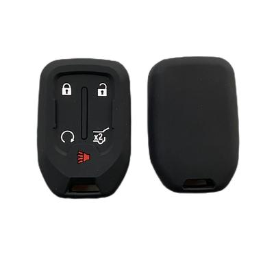 5 Buttons Silicone Car Key Case Skin Protector Cover for Chevrolet Tahoe Silverado Suburban GMC Terrain Acadia YUKON XL Sierra