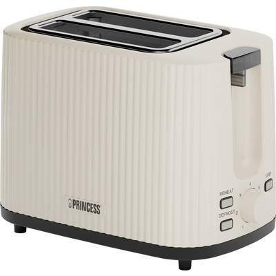 Princess Toaster, 2 Scheiben, 930 W, 7 Bräunungsstufen, Beige | Herausnehmbare Krümelschublade, Extra-hohe Brotentnahme, Auftau- und Aufwärmfunktion, Kabelaufwicklung, 01.142337.01.001 - Bild 3