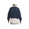 Nike Sportbekleidung Phoenix Fleece City Edition Logo Retro Buchstabenaufdruck Rundhalsausschnitt Sweatshirt Damen Sweatshirt Dunkelblau DZ3113-454