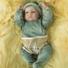 Realistic Newborn Doll 3d Painted Light Soft Fabric Body Real Touch Visible Blood Vessels Birthday/Christmas Gift Collectio 48cm