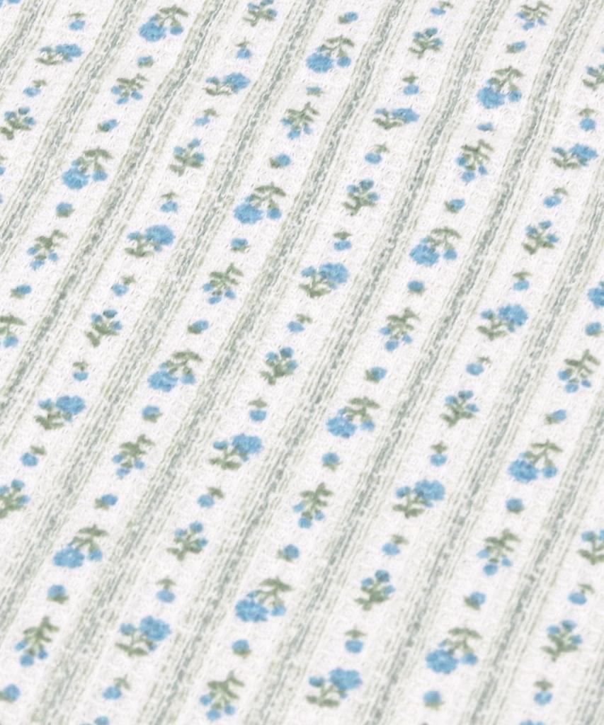 Morgan Striped Waffle Floral Raglan Long J.E. Women's T-Shirt (Pack)