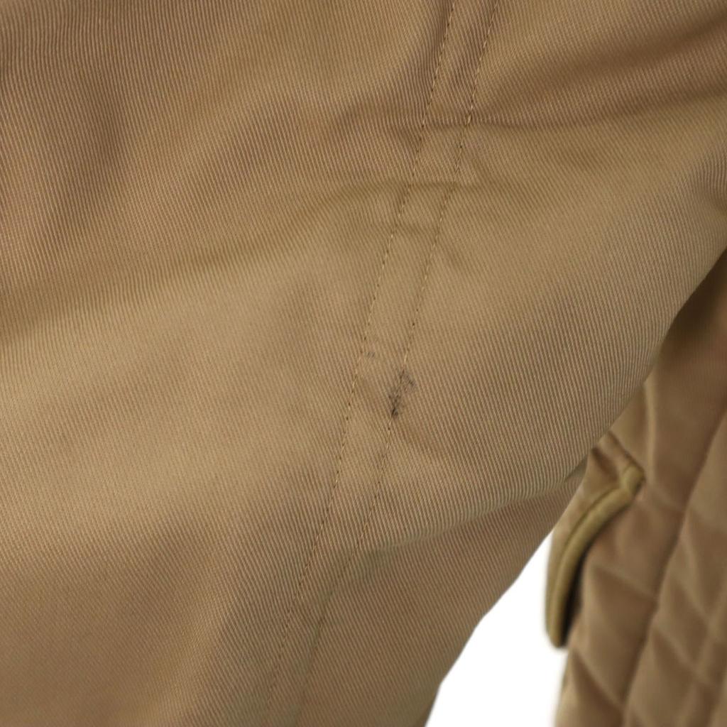 Aquascutum Vyrobeno v Anglii Bavlněná výplň Nerezový límec Kabát 38 béžový Pánský Použitý