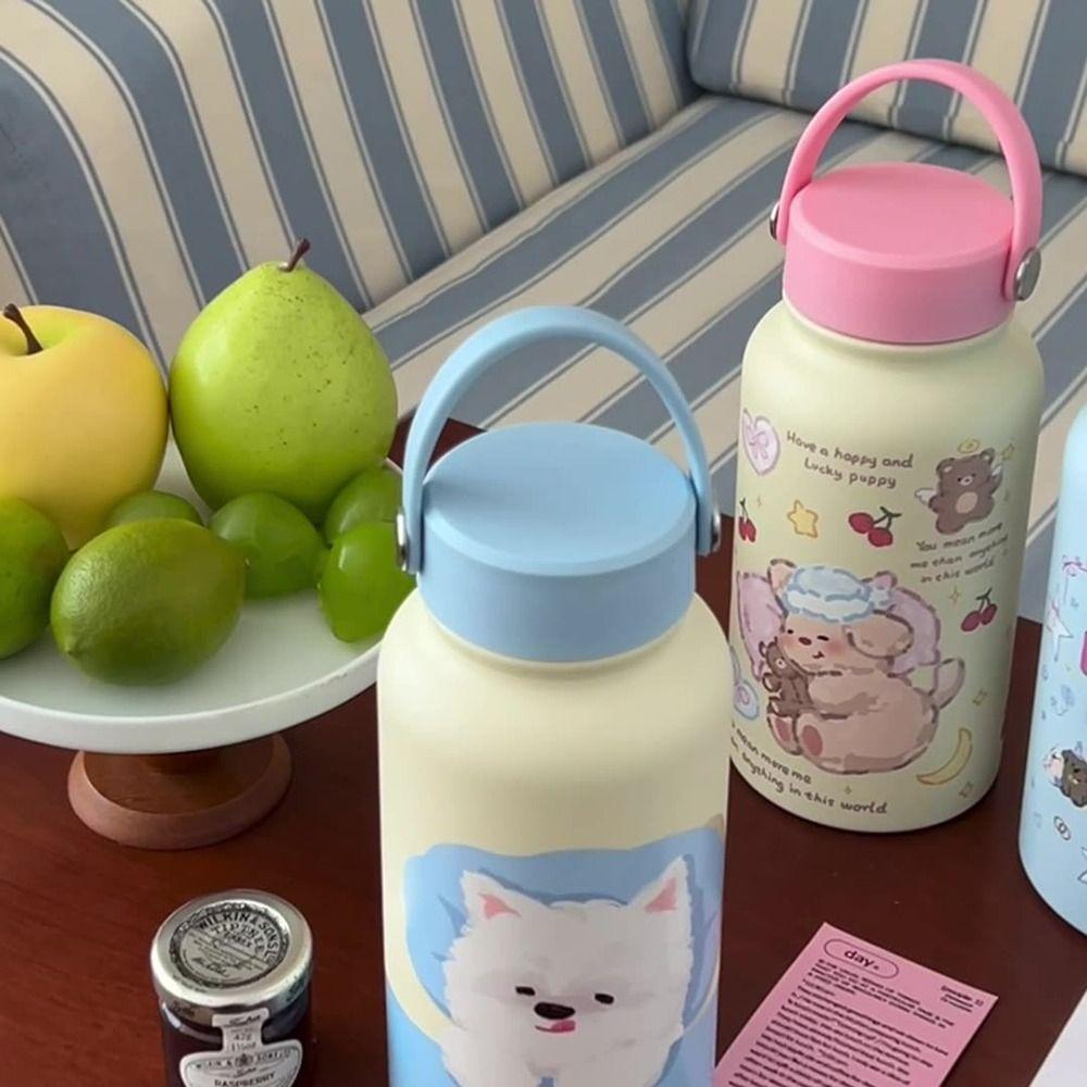 Nerezová ocel 304 Teplé hrnky Velkokapacitní láhev na vodu Přenosný izolační pohár