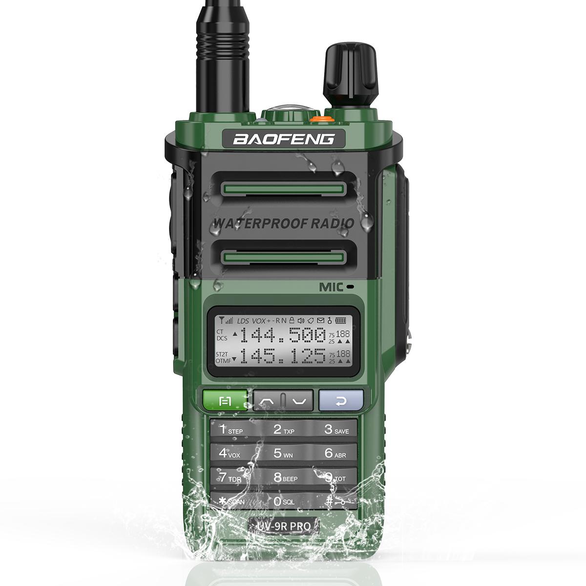 Baofeng UV-9R Pro IP68 Waterdichte Walkie Talkie Dubbele Band VHF UHF Lange Afstand UV-9R Plus Draadloze Zendamateur Radio Voor Jacht EURO