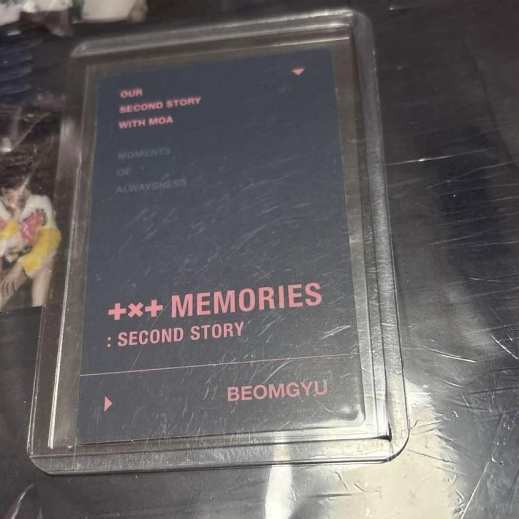 [USED] Txt Memories Beomgyu Trading Card Memories Tuva 1st DVD