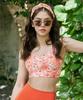 XEXYMIX Black Label Signature Life Essential Flower Bra Top Tiger Lily Wt4378H