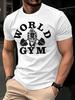 Gorilla Cotton TShirt Streetwear Activewear White Men Fitness Muscle Gym Workout Casual Style - Men's Summer Cotton Graphic Tee
