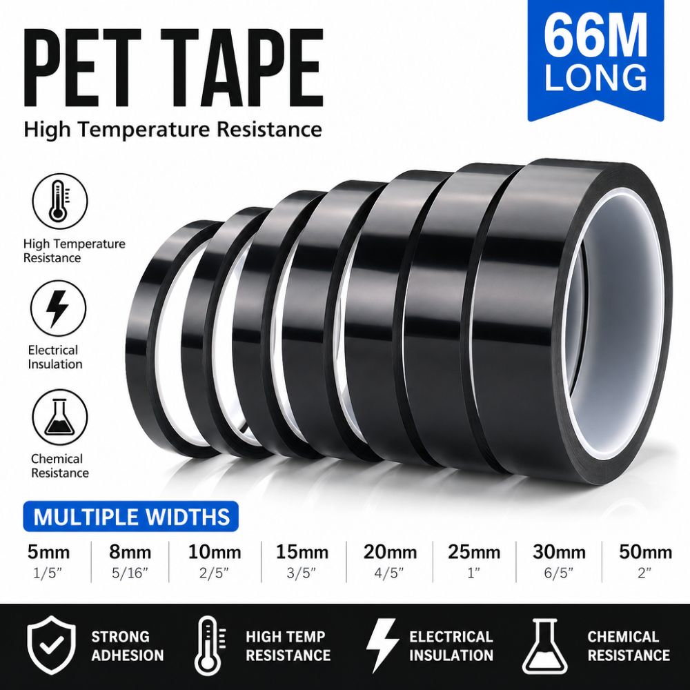 66 Meters Coding Tape 3/5/8/10mm Width Adhesive Coded Tape Heat Resist Mylar Tape