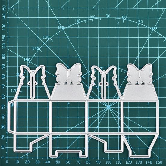 Schmetterling Geschenkbox Quadrat Stanzformen DIY Scrapbook Schablone Karten Papier